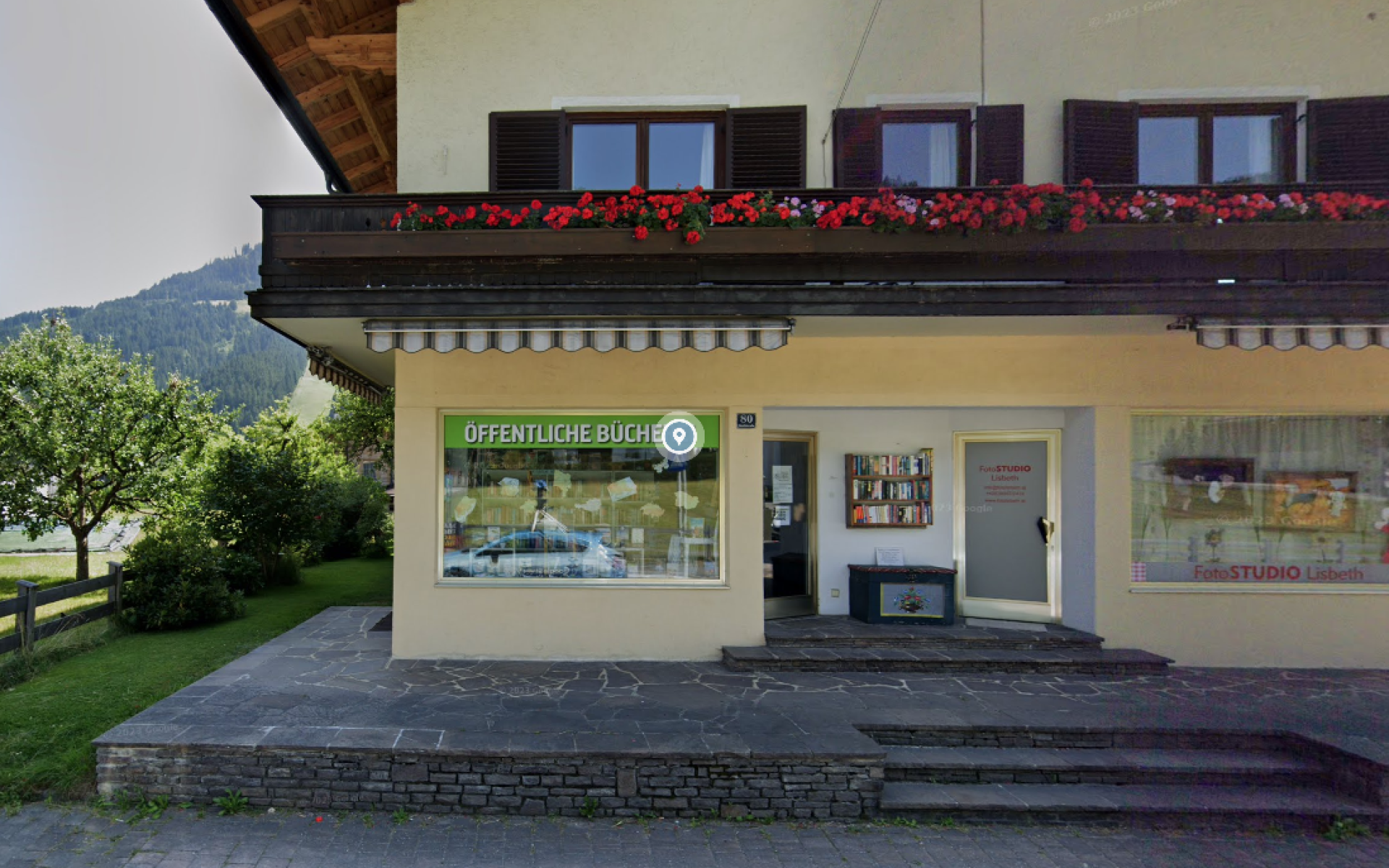 Außenansicht Bücherei Brixen im Thale